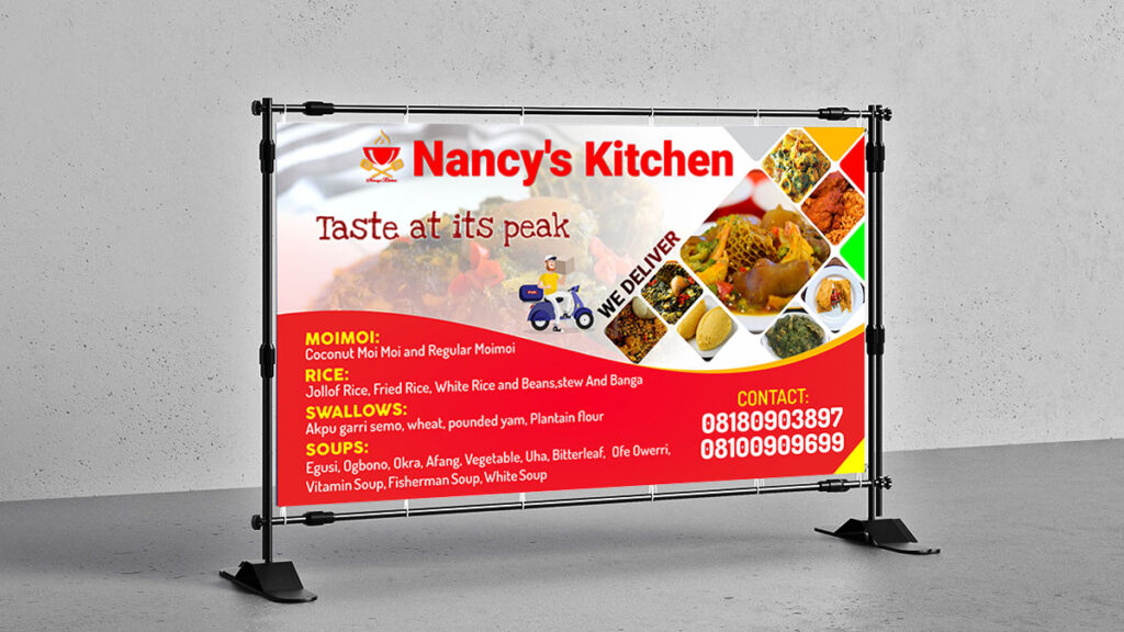 Nancy's Kitchen Banner design